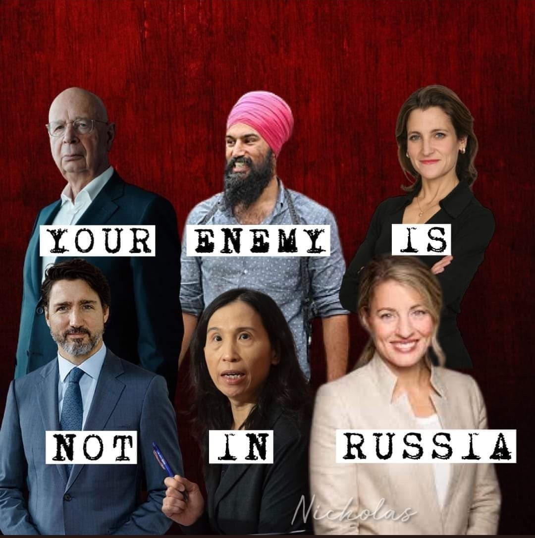 KateTagseth's tweet photo. @Toronto99News She's a #WEFtraitor, #Banderist, more concerned about #Ukraine than Canada, and she's likely pocketed extra cash in the money laundering scheme she promotes.

She's also behind invoking Emergencies Act, freezing bank accounts, and criminizing innocent Canadians. Jail works. https://t.co/64ql7OWSr4