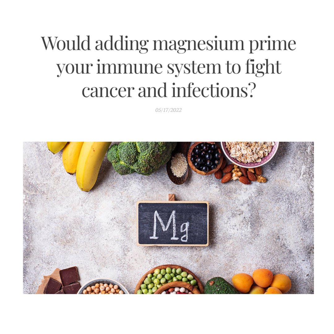 Re_Hol_Health's tweet photo. Would adding magnesium prime your immune system to fight cancer and infections?

To learn more here
https://t.co/Lu9iRsCxQi

#functionalmedicine #health #wellness #nutrition #holistichealth #healthandwellness #functionalnutrition #cancer #magnesium #supplements https://t.co/gQG9UTA7Sb