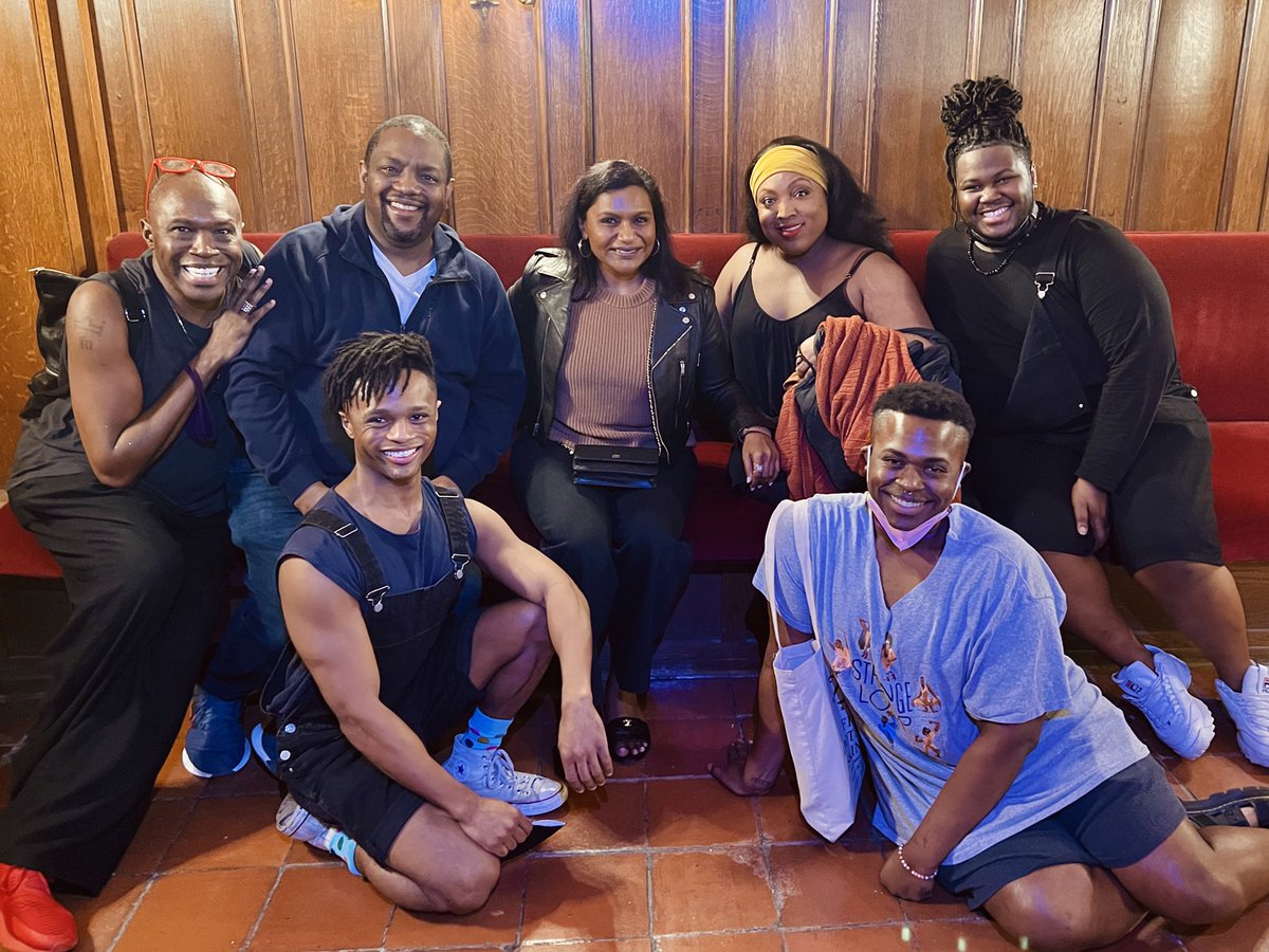 A visit from co-producer <a href="/mindykaling/">Mindy Kaling</a>! Thanks for stopping by, girlie pop💜