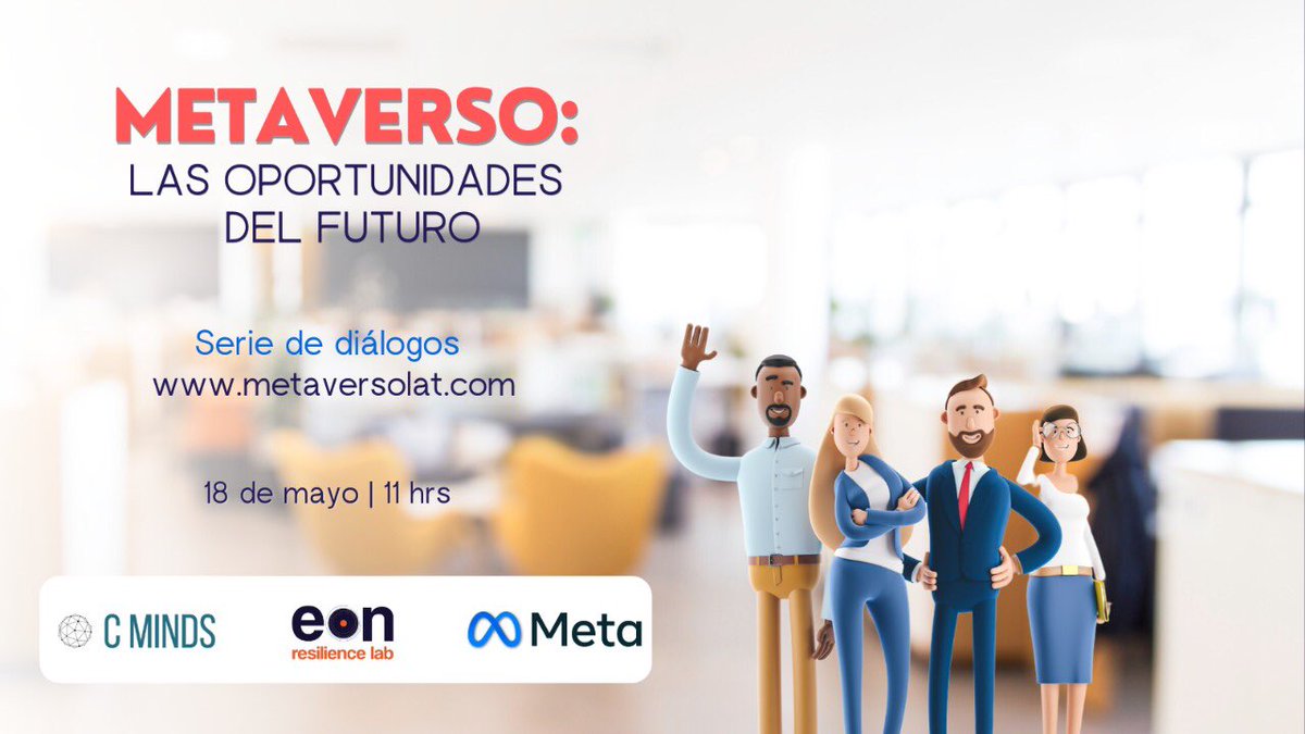 ¿Sabes a qué se refiere el termino #Metanomics ? 😵 Únete al segundo espacio de diálogo del #Metaverso donde se hablará sobre su impacto en desarrollo y crecimiento #económico 📈

🗓️18 de mayo 11:00 am CT
▶️ Regístrate en bit.ly/Metaversoespac… 

#OportunidadesMetaverso