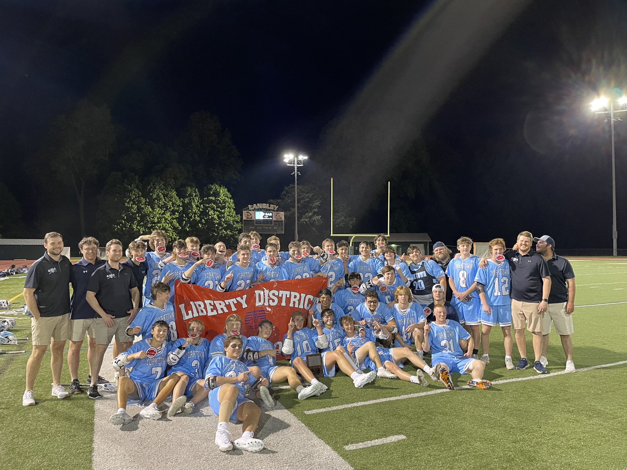 Yorktown Athletics on Twitter "District Champions boys lacrosse over