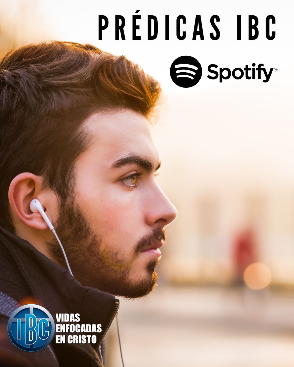 Recuerda que siempre puedes escuchar cuándo y dónde quieras las #PrédicasIBC a través de nuestro podcast en #Spotify ¡Bendiciones! bit.ly/spotifyibc