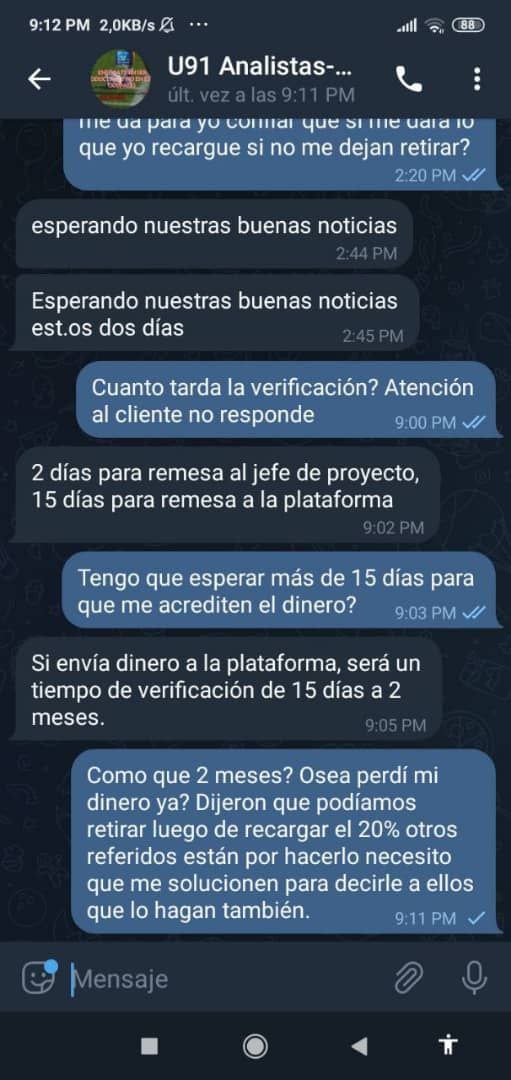 BombaNuclear_'s tweet photo. Alerta Venezuela por nueva millonaria estafa una de las más grande a Nivel Mundial. Más de 150.000 personas estafadas por #U91 de toda Latinoamérica. Plataforma de apuestas que invertimos y ahora se quieren adueñar de todo 
@la_patilla @RCamachoVzla @CaraotaDigital https://t.co/vxLE78o0fL