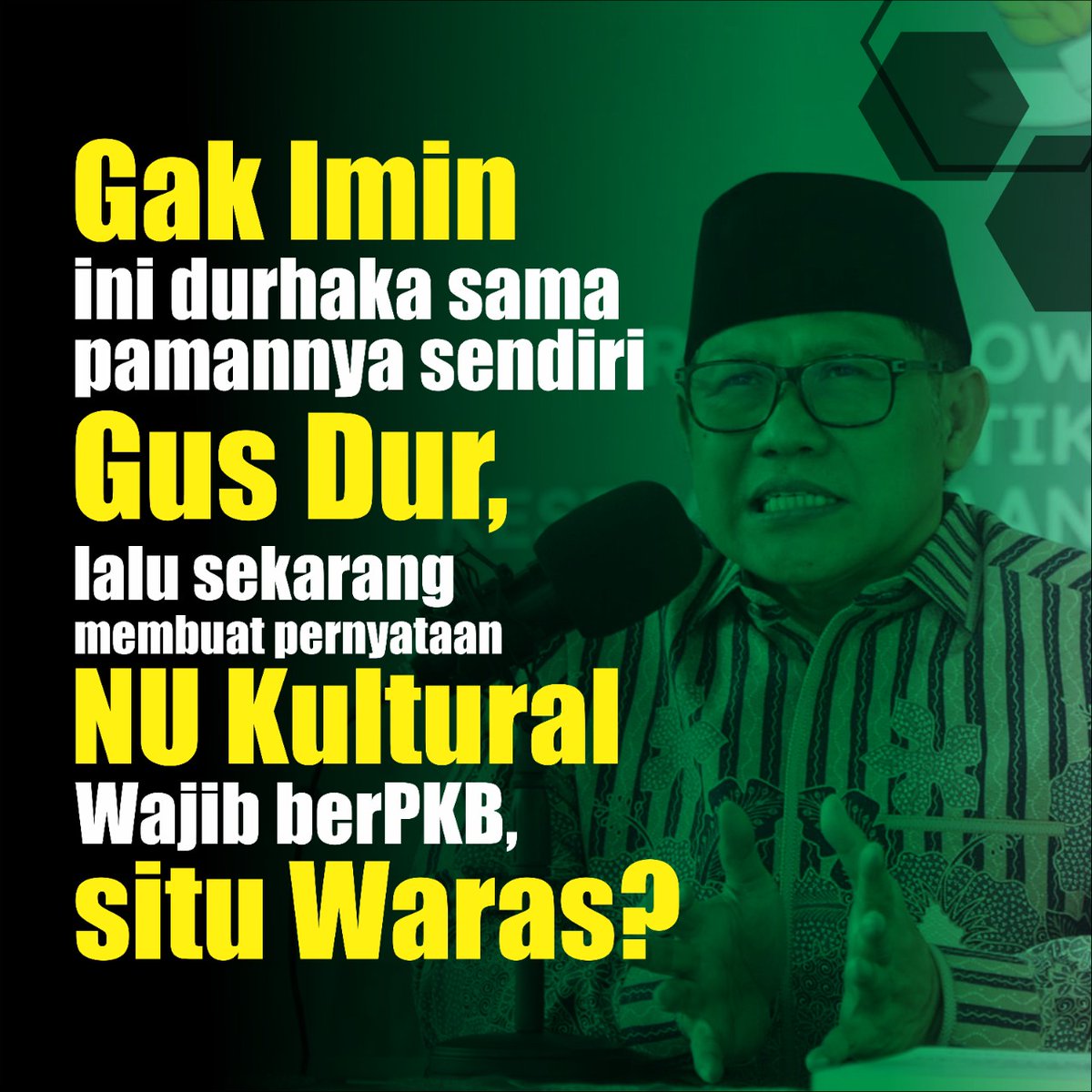NU Kultural wajib ber PKB? Aturan dari mana tuh?
Panik ya min?
#PanikNihYee 
<a href="/rizamsyafiq/">rizamsyafiq</a> <a href="/Hokage_C1R3N6/">Hokage Cireng ⚪️</a> @LenteraBangsa_