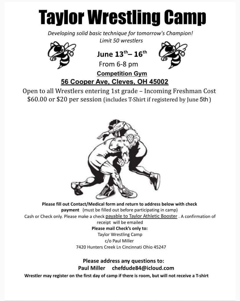 Our Annual youth camp is coming up! Great clinicians lined up! Be sure to pre-register to get a camp T-shirt. Spread the word!