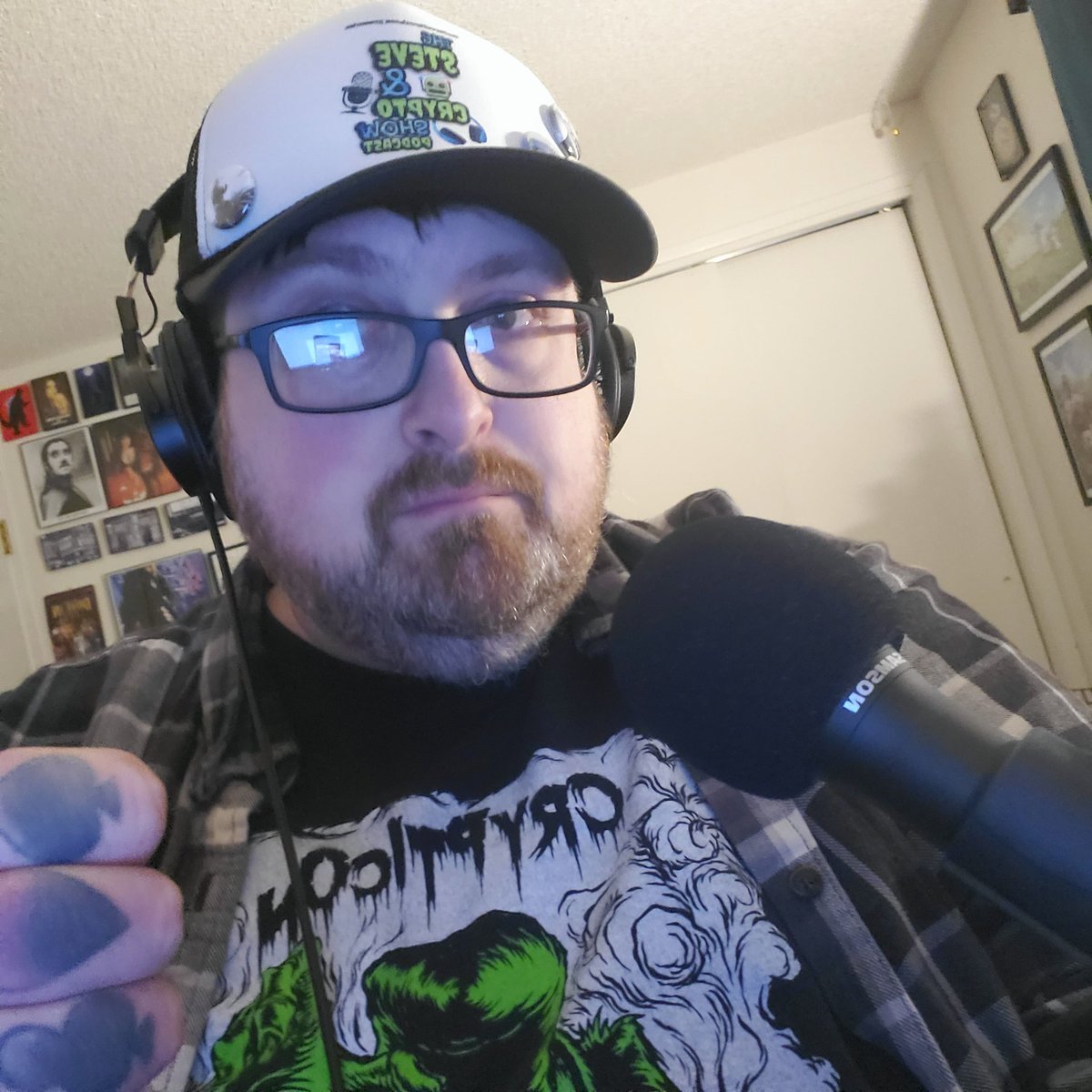 thestevestrout's tweet image. Tired, but hard at work on the @crypticon preview episode. It will be out this evening! Stay tuned at steveandcrypto.com or wherever you listen to #podcasts!

Who's coming to #Crypt22? 

#SteveAndCryptoShow #crypticonseattle #promotehorror #mutantfam #rt