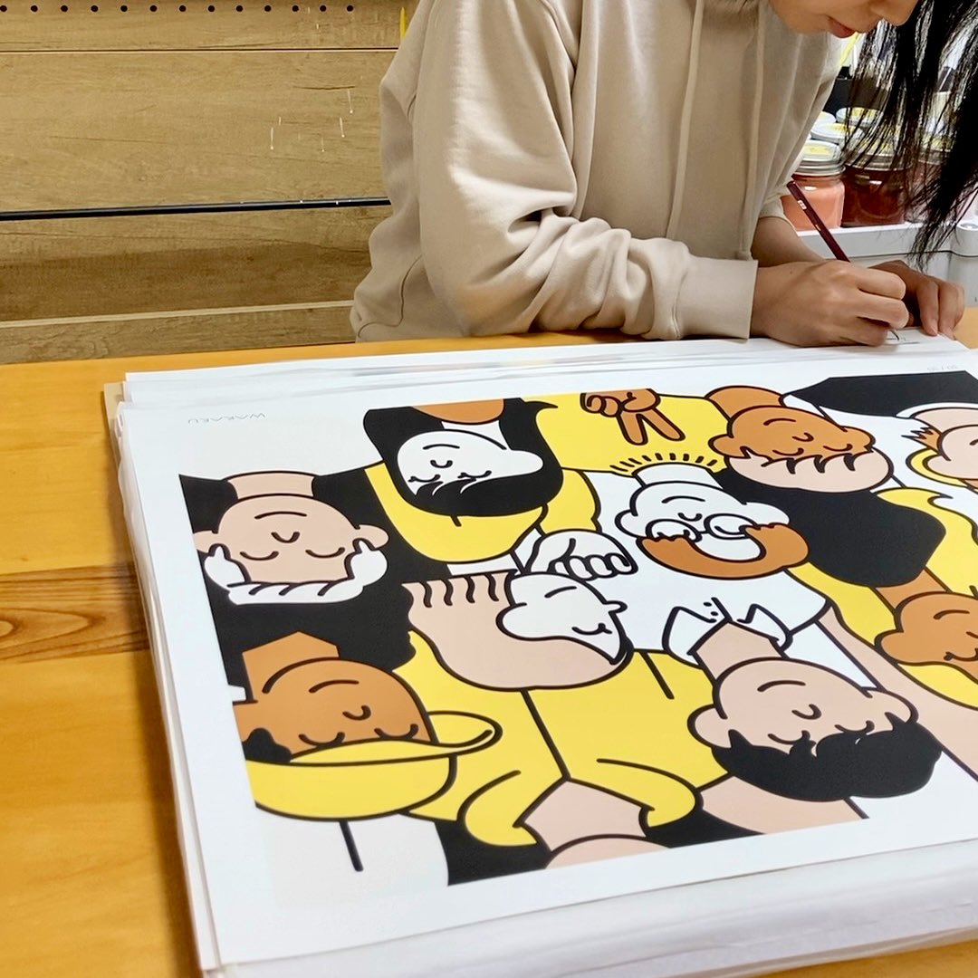 スペインのGUNTER GALLERYより、スクリーンプリント2種がリリースされました。スペインにて作品を取り扱ってもらうのは初めてなのでとても嬉しいです!それぞれエディション30でサイン入りです。
https://t.co/Lq68PR0OUT