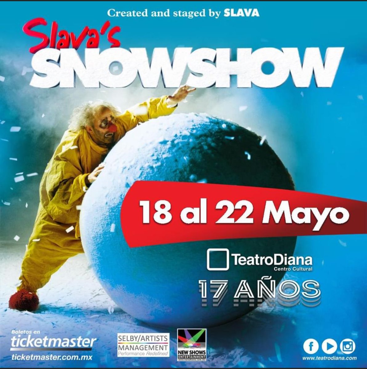 viborildasigue's tweet photo. Te REGALARÉ 2 BOLETOS PARA QUE VAYAS A VER "La TORMENTA DE NIEVE" MÁS IMPACTANTE DE TODAS,CORTESÍA DE @teatrodiana @slavasnowshowmx 
#SlavasSnowshow .
PARTICIPA DANDO LIKE Y RT.
RESULTADO: MAÑANA ENTRE LAS 8 Y 9 PM.
 PARTICIPA AQUÍ PERO CHECA EL SIGUIENTE VIDEO. https://t.co/la4GwTEIE7