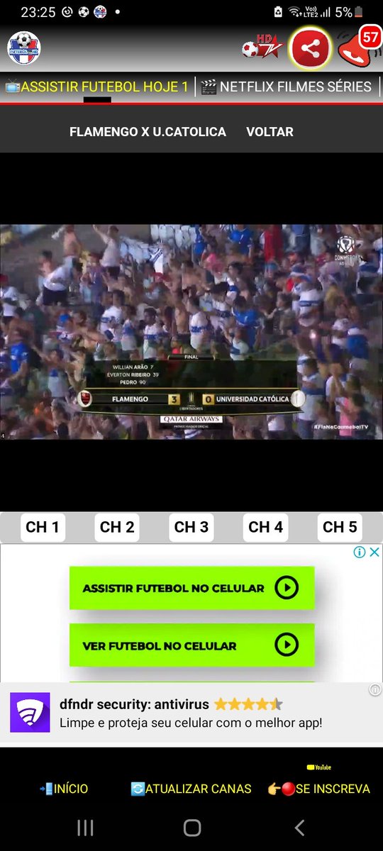 bsena5861's tweet photo. #Flamengo mas uma vitória na libertadores né pai https://t.co/08JaouVv4p