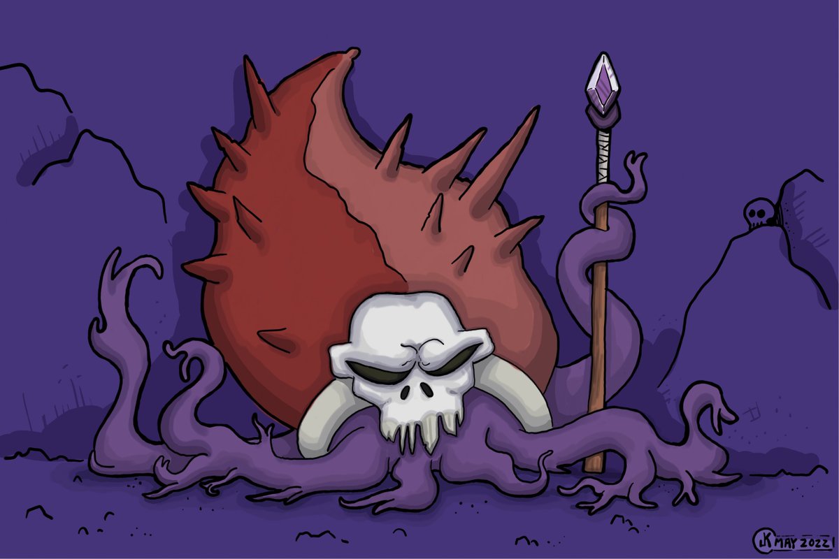 ZenTacoGames's tweet image. A monster thingie. #art #artwork #sketchable