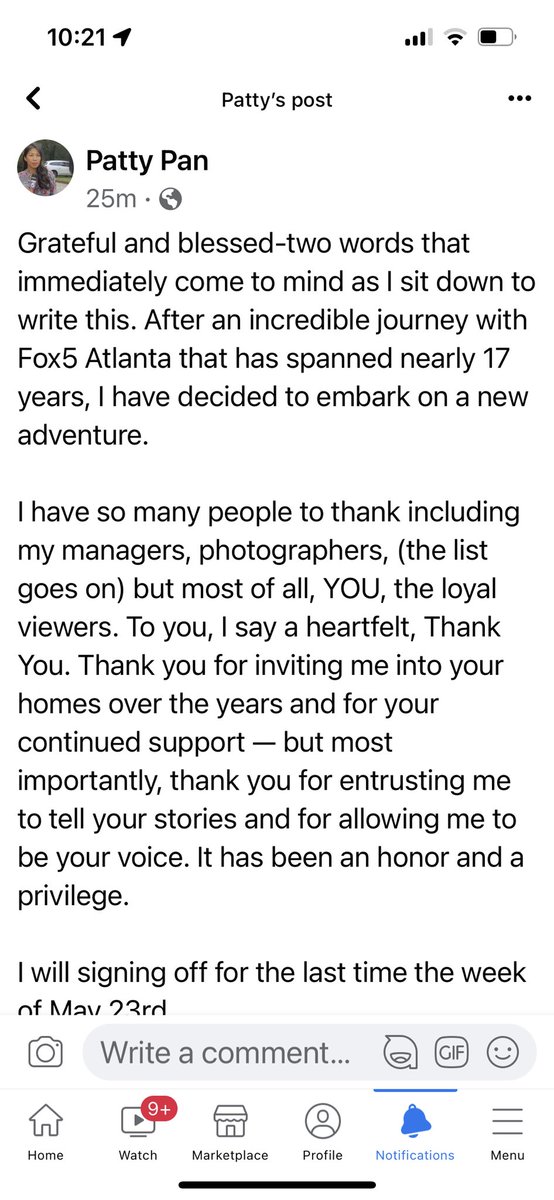 PattyPFOX5's tweet photo. Bittersweet news to share… https://t.co/ljDZvIUCYz