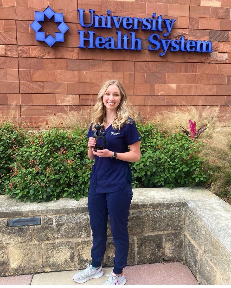 Bmoore1969's tweet photo. First a national daisy award and now nurse of the year. Proud dad moment https://t.co/Cd1QPLj1y9