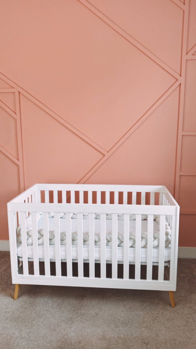 Brittaniicole's tweet photo. Baby girls nursery 💞 shout out to dad for making this beautiful nursery come to life for our little princess 🎀 Can’t believe in just 8 short weeks we’ll have her here 🥰 we can’t wait! 🤍 #princessontheway #dreamnursery https://t.co/11BXp0dRS7