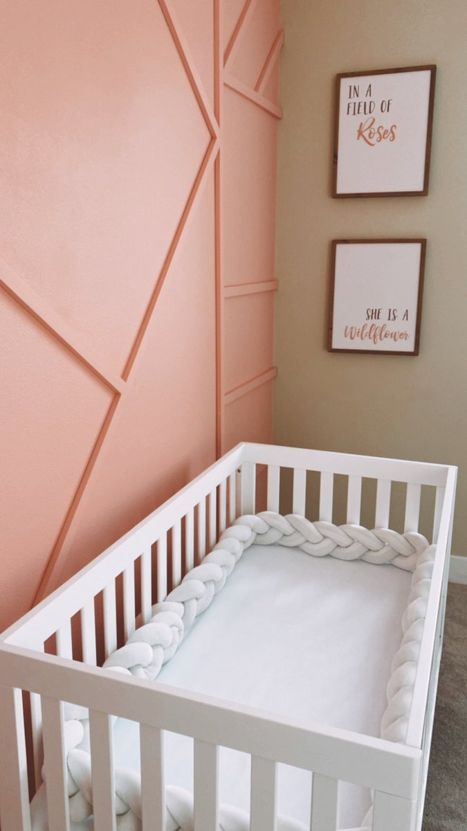Brittaniicole's tweet photo. Baby girls nursery 💞 shout out to dad for making this beautiful nursery come to life for our little princess 🎀 Can’t believe in just 8 short weeks we’ll have her here 🥰 we can’t wait! 🤍 #princessontheway #dreamnursery https://t.co/11BXp0dRS7