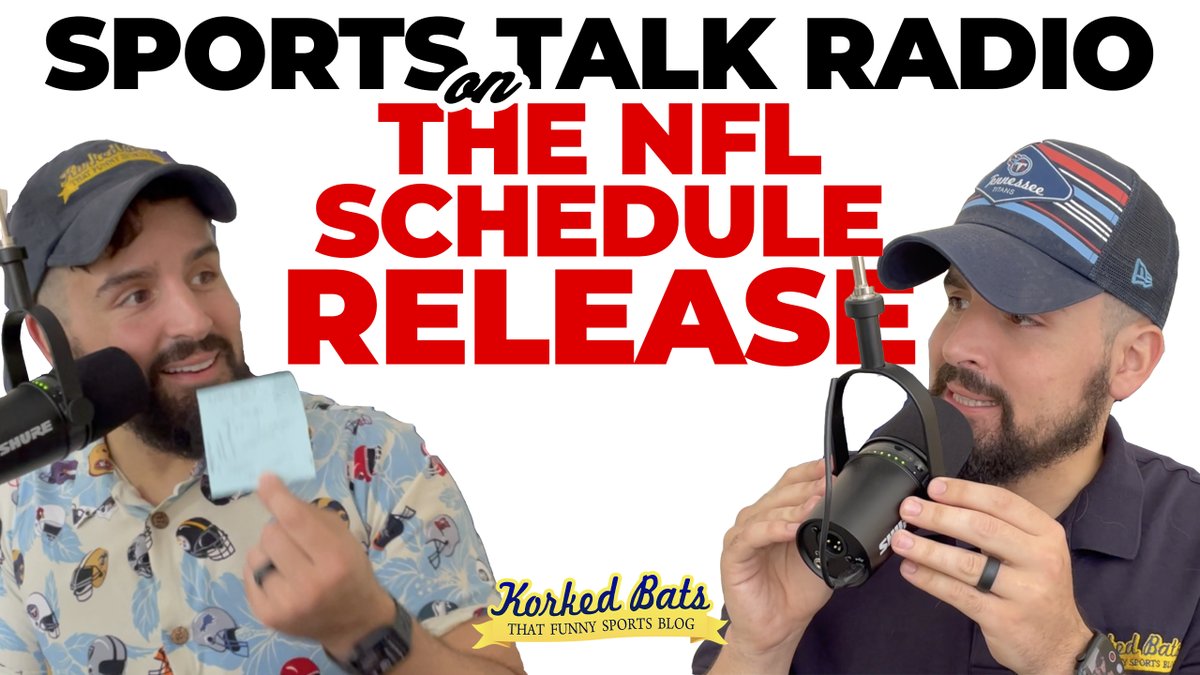 Sports Talk Radio on the NFL Schedule Release https://t.co/xnCikD23Rd