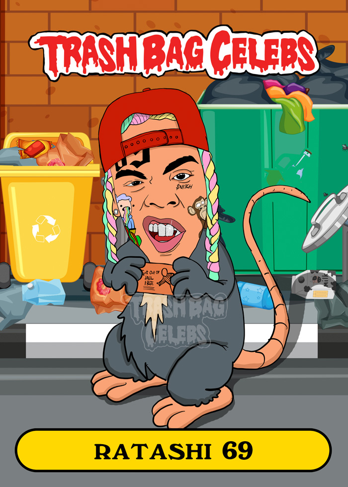 Step 1: Follow <a href="/TrashBagCelebs/">Trash Bag Celebs</a>🚀🚀🚀
Step 2: Laugh &amp; Enjoy
Step 3: Show People IRL &amp; 😂😂😂
Step 4: Don't Snitch 🐀🐀🐀

Ratashi 69 - 1:1
opensea.io/assets/0x495f9…

#NFT #Tekashi69 #6ix9ine #NFTs #NFTcollections #NFTDrop #DropYourNFT #NFTart #NFTartist #lildurk #perkio #Snitch