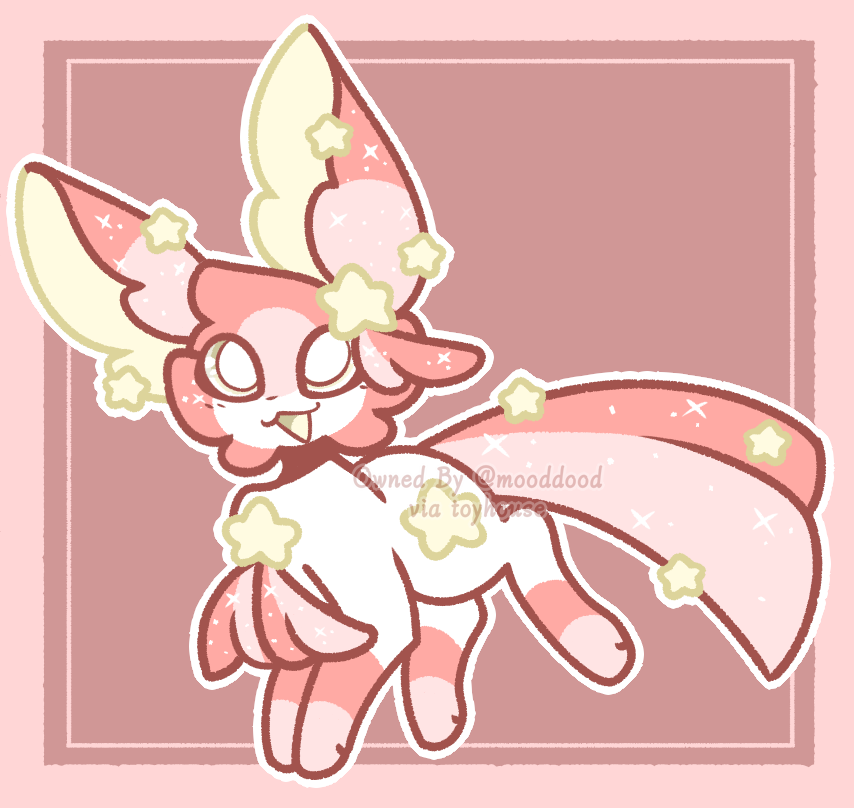 Bloodychainarts's tweet photo. ⭐️❤️Starry Sylveon❤️⭐️
Custom design for @moddy_lad!! ❤️ https://t.co/WuRSVZjipu
