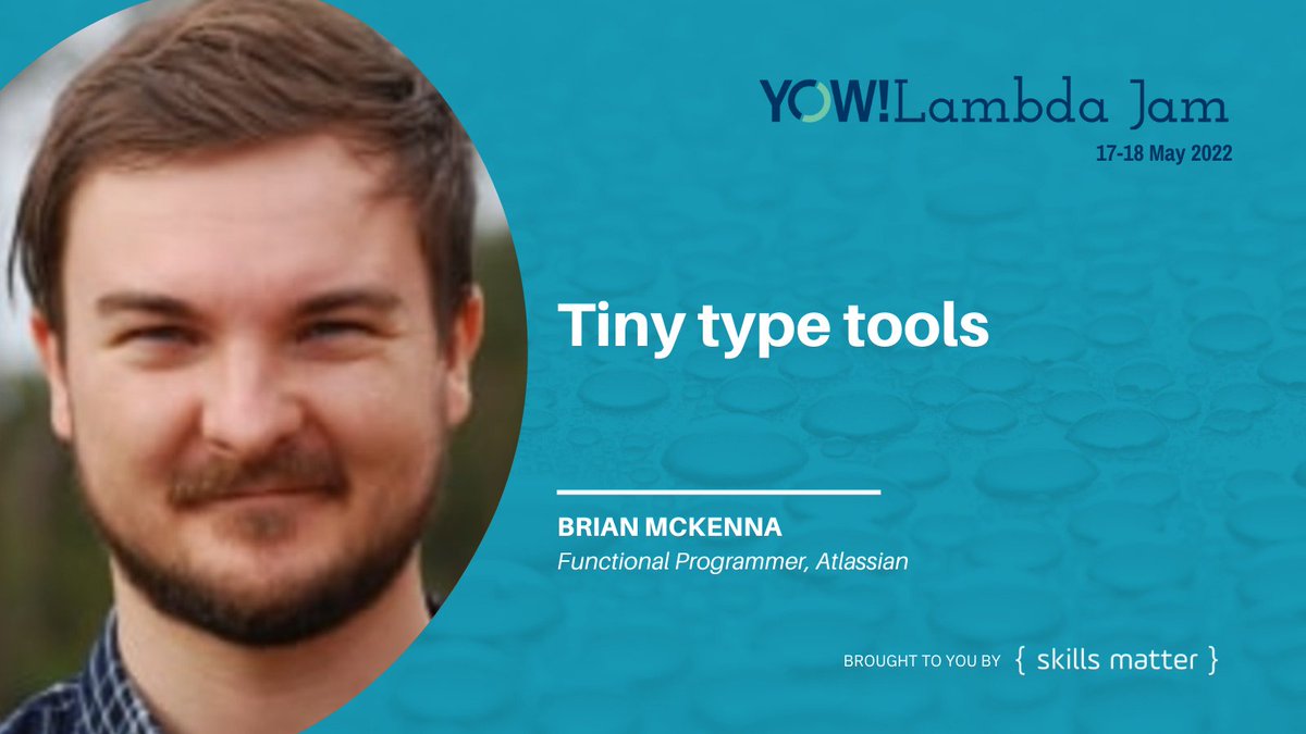 .<a href="/puffnfresh/">Brian McKenna</a> joins #YLJ22 next to share his vision for working with #FunctionalProgramming type systems. bit.ly/3sDyWuC