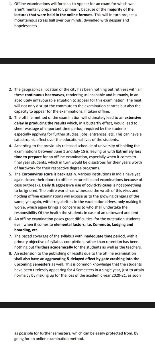 PerkeMunish's tweet photo. 1) @amitgheda @vaibhavgTOI @RtmUniversity
@Rtmnuonline @NSUIMaha @PranayThakur321 @balusha_Unity This image contains all the cons of the offline examinations,haunting us students in the real-time, which we delivered to the Hon' VC of RTMNU, https://t.co/zXGtQ8AA8H
