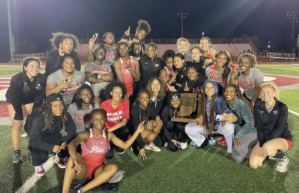 Congratulations to our Ladies Track &amp; Field Team…2022 IHSAA SECTIONAL CHAMPIONS!!!!!!!!!!!! 🥇🏆#PikeProud #pikefamily #sisterhood