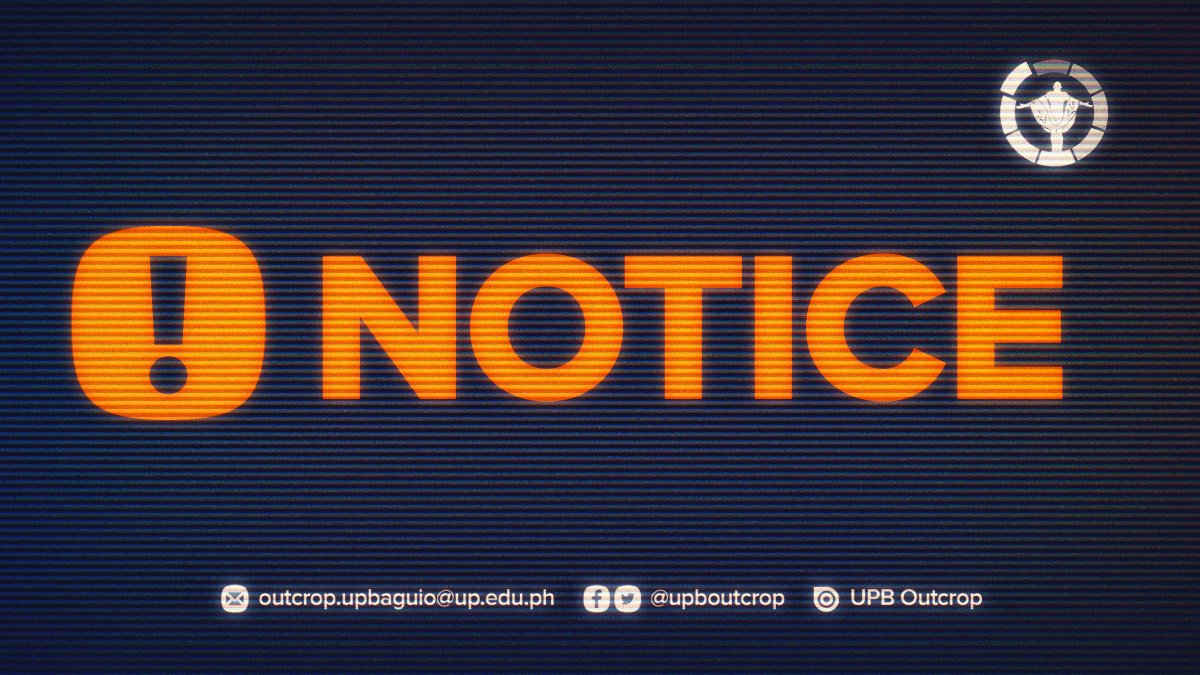 upboutcrop's tweet image. NOTICE: The dry run for this year’s UP Baguio Student Council Elections (SCE) is set until 5 p.m. today. Further instructions are found in your respective UP Mails, which include steps on how to verify the voter’s identity.

#SCrutiny2022 
#UPBSCE2022