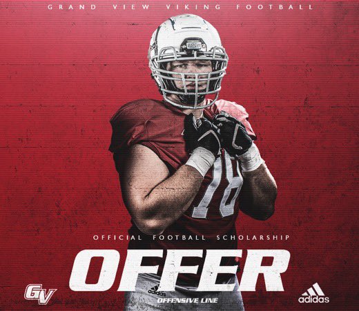 Excited to receive an offer to play football at Grandview. <a href="/TMartin_Coach/">Tyler Martin</a>