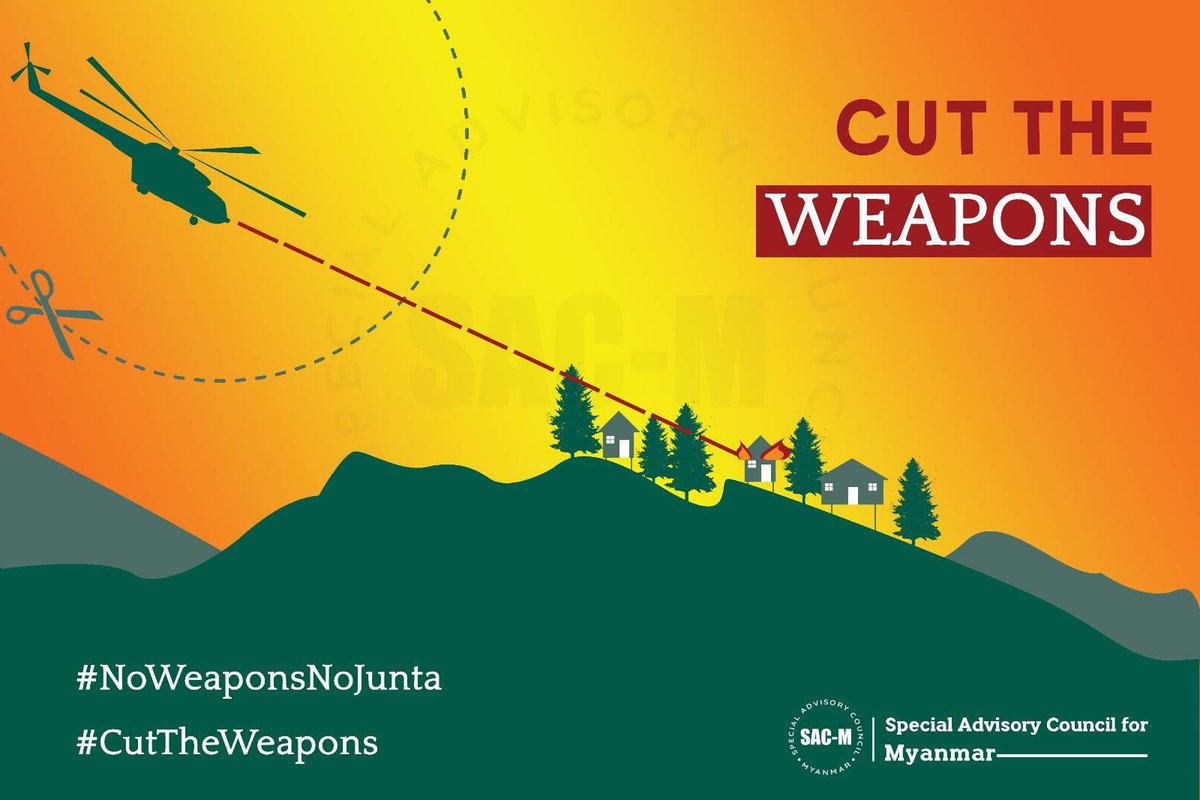 The US must use its #UNSC presidency to table a Myanmar resolution that includes an arms embargo on #Myanmar. UNSC members Russia &amp; China should be made to answer for their military support of the murderous Myanmar junta. #NoWeaponsNoJunta #CutTheWeapons #WhatsHappeningInMyanmar