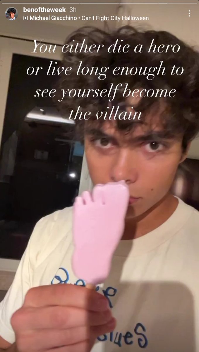 ErianaWorld's tweet photo. Ben put the foot down now... https://t.co/HDzG22lDaa