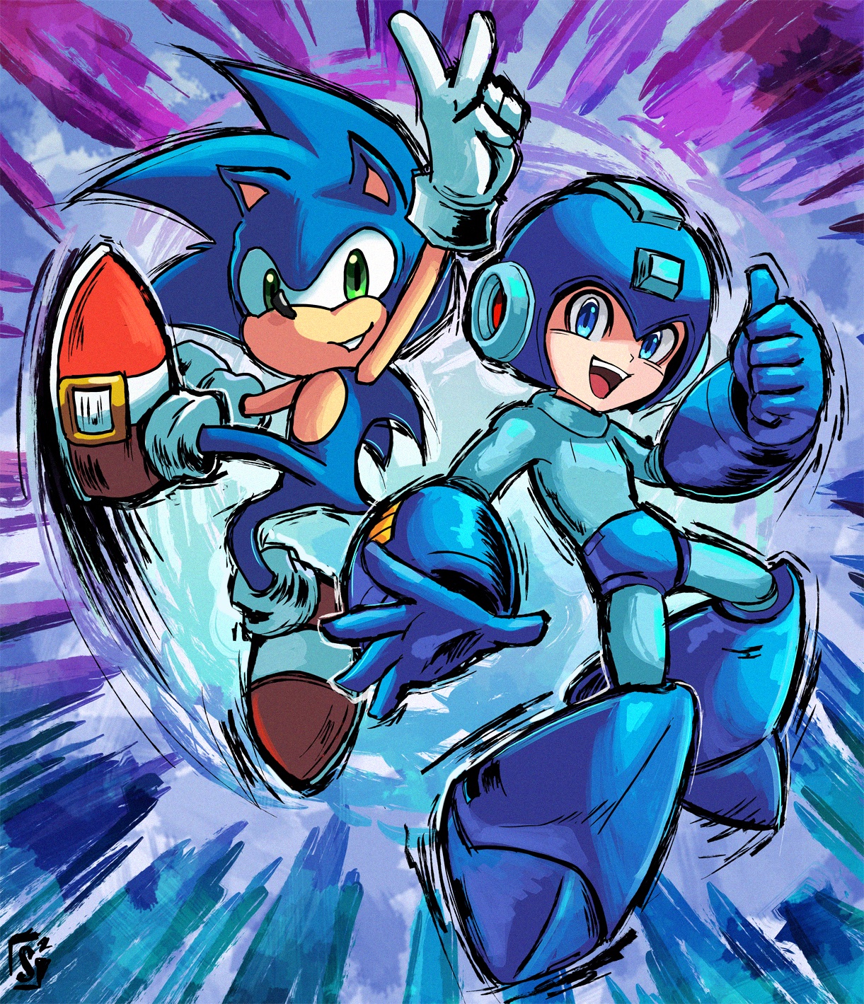 Sonic Vs Megaman Press The Buttons: Capcom And Sega Planning Joint