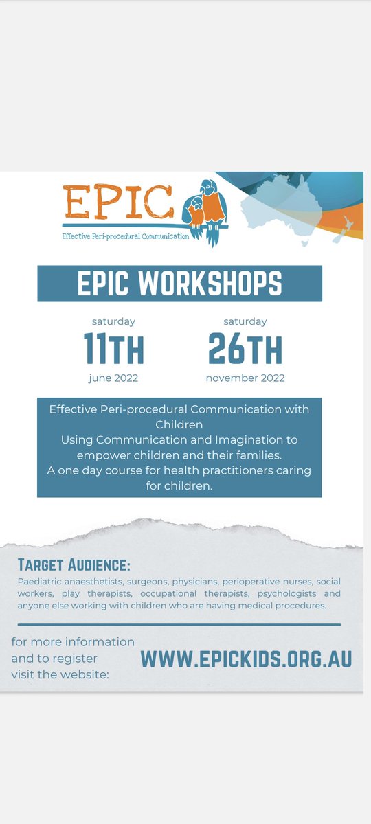 Caroline Mann (@carolinemaryma1) on Twitter photo Effective Periprocedural communication in kids 1 day course Auckland 11 June & 26 Nov- limited numbers left! For all health professionals 😁 Come join the jafas! <a href="/spanzaepic/">SPANZA EPIC</a> #MedEd #Communication Effective Periprocedural communication in kids 1 day course Auckland 11 June & 26 Nov- limited numbers left! For all health professionals 😁 Come join the jafas! <a href="/spanzaepic/">SPANZA EPIC</a> #MedEd #Communication