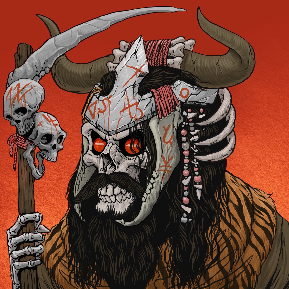 deadwarrior_nft's tweet photo. Dead Warrior #006. The part of Batch 1 ‘Stone Age’. The general of war, featuring the horned head and the stone and bone face protector.
.
#objkt #objktdrop #nft #nftpfp #nftproject #bazzier #bazziergraphik #tez #tezos #CleanNFT https://t.co/qNG1PPcyAa