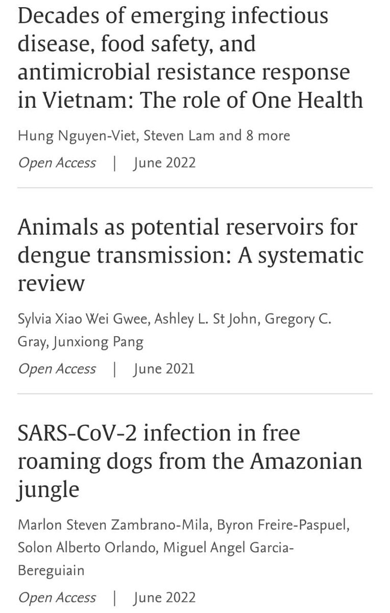 AlbertoOrlandoN's tweet photo. Que alegría que el artículo que publicamos de perros de la amazonia con SARS CoV 2 esté en apenas un mes de haber sido publicado este  entre  en los más descargados de la revista One health (Q1) producto Made in Ecuador https://t.co/kMGTUoB444