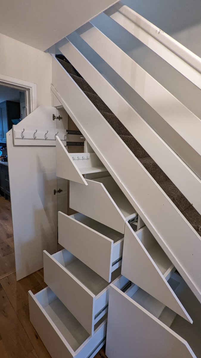 StairsStorage's tweet photo. https://t.co/oD8i5grAkA #shoedrawers #storagedrawers #tallboy #coatcupboard #coatrails #oxford #oxfordshire #oxfordshirebusiness #oxfordshiremums #kidlington #understairsstorage #storage #stairs #stairsstorage #understairstorage #understairs #storagesolutions #storageideas https://t.co/3Eo5X3Pwyw