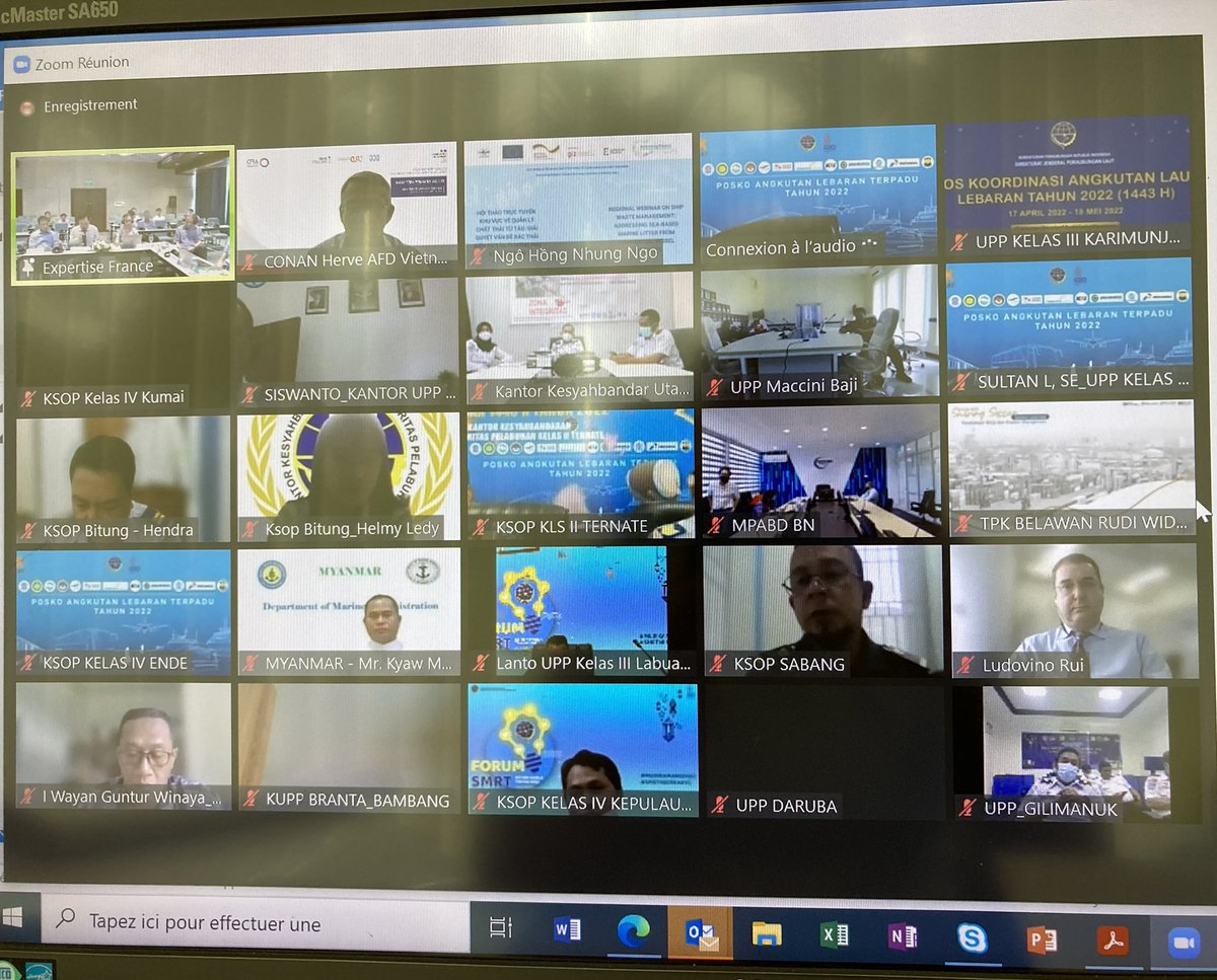 conan_herve's tweet photo. #Vietnam Regional webinar on #ship and #port waste management organized by #VINAMARINE and @expertisefrance #RethinkingPlastics for exchanges between 🇪🇺 and @ASEAN countries on good practices to develop common goals to decrease the #marinelitter from ships and ports #BlueEconomy https://t.co/1WAtpdcPBD