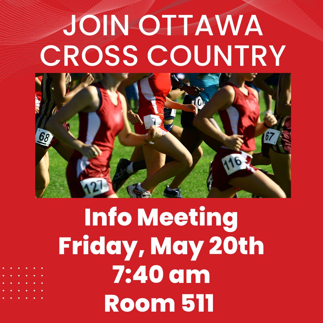 OTHS_XC's tweet photo. Join the fall’s best sport!! Informational meeting Friday!! #othsxc https://t.co/ZlnbSkvssJ