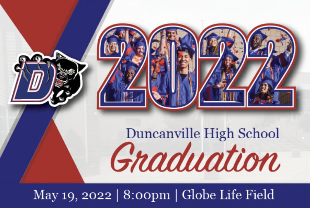 Duncanville ISD on Twitter "The Duncanville High School graduation is