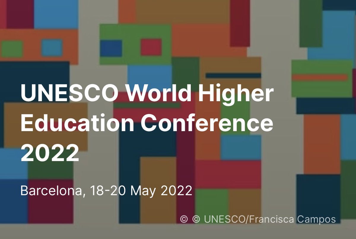 FJ_Marmolejo's tweet photo. Una vez por década, la @UNESCO convoca a la comunidad global de la #educaciónsuperior a debatir s/retos y logros y para definir una ruta para el futuro de la #edusup.
Hoy comienza la #CMES2022 con 1,500+ delegad@s reunidos en Barcelona. Más en: https://t.co/xeStcms7Lo
#WHEC2022 https://t.co/HubmrM5l1x