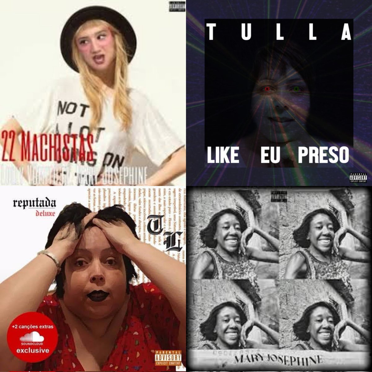 esquizoawards's tweet photo. Os indicados a categoria Melhor Debut são:

22 Machistas - @CapetaRecords
Like Eu PRESO - @CaralholRecords 
Look What You Made Me Do - @ReputadaRecords 
Playing With Kur - @CapetadaMusicG https://t.co/buChsq2tU6