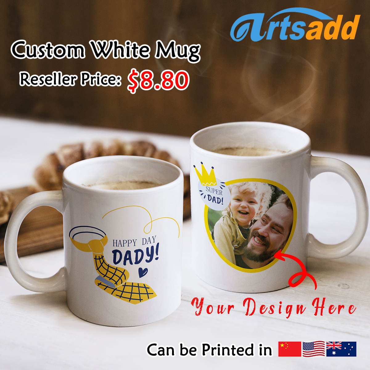 Artsadd's tweet photo. Custom White Mug, Bestseller on Father'Day. 💝
👉https://t.co/jED9VRcamd https://t.co/i11KfveBZR