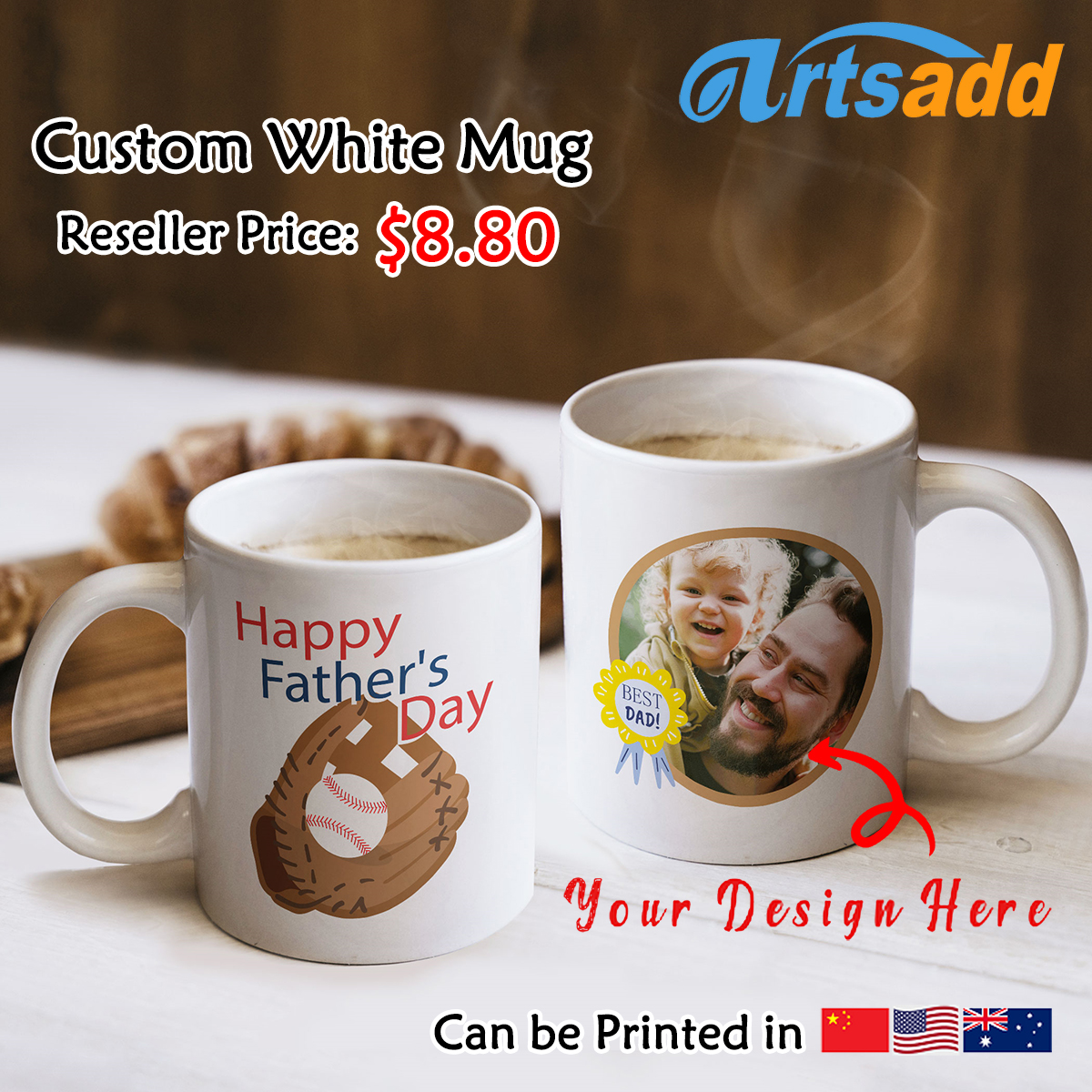 Artsadd's tweet photo. Custom White Mug, Bestseller on Father'Day. 💝
👉https://t.co/jED9VRcamd https://t.co/i11KfveBZR