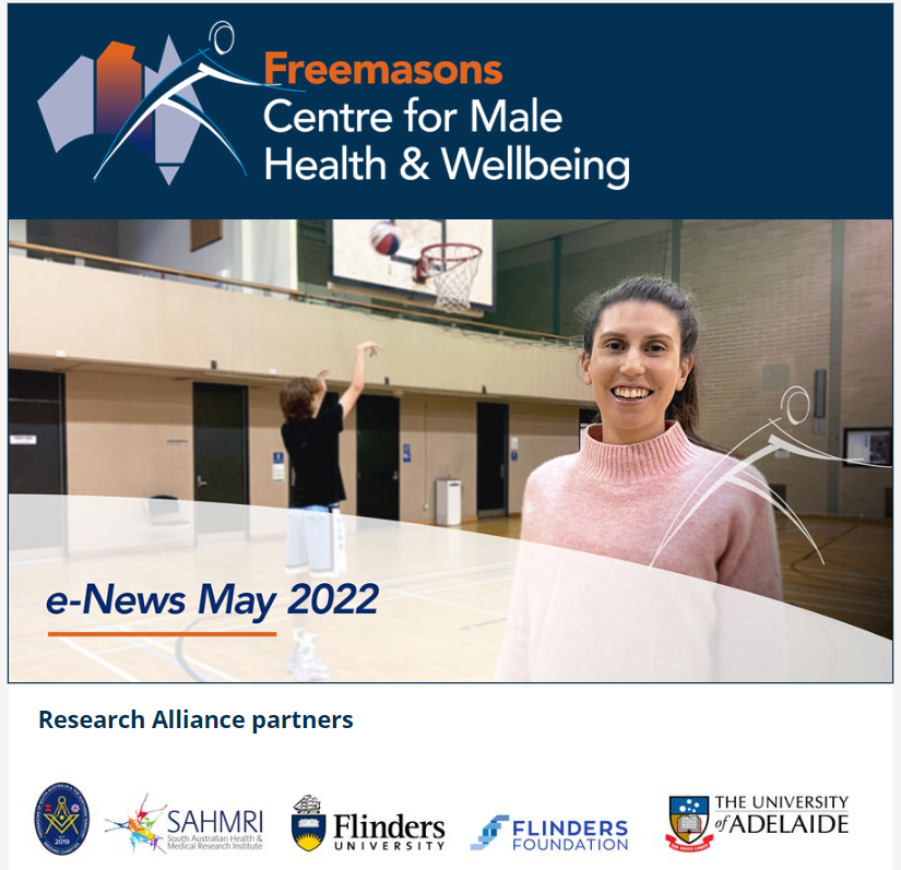 FCMHW Research News May 2022 createsend.com/t/j-E34FC36F69… 
<a href="/sahmriAU/">SAHMRI</a> <a href="/UniofAdelaide/">Uni of Adelaide</a> <a href="/FlindersFound/">Flinders Foundation</a>  <a href="/Flinders/">Flinders University</a> #masoniccharities   #menshealth #research
