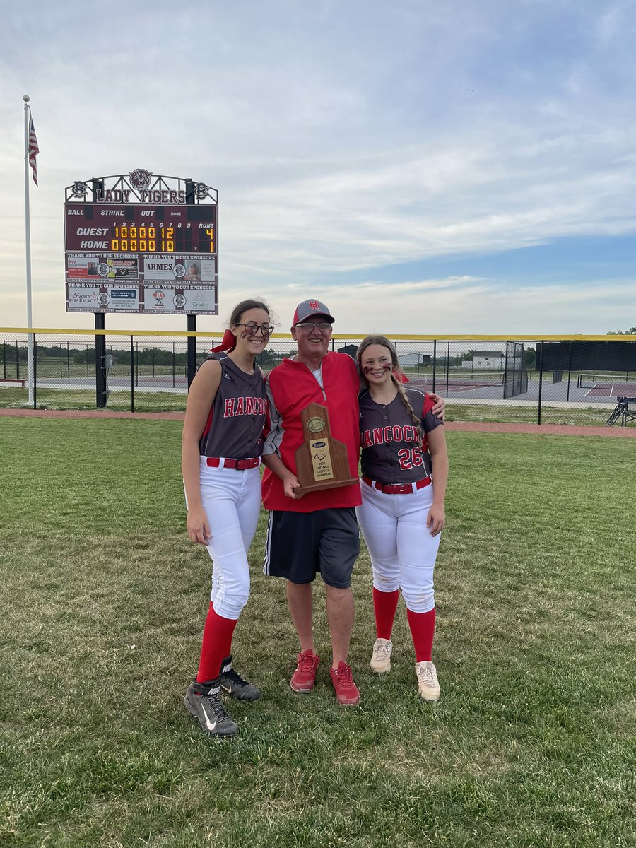 Proud of our two seniors Adi Hurst and Hallie Coomes with big contributions in 11th District Championship game#proudcoach