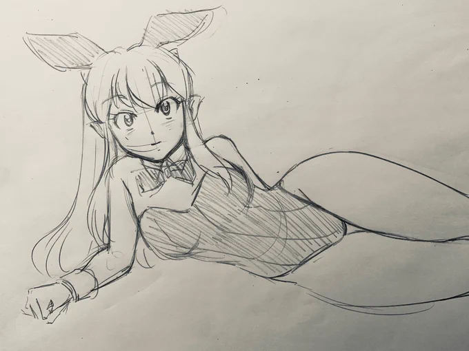 お昼にバニーガールラムちゃんをお絵描きしました✨
今まで塞ぎ込んで止まっていた分を取り戻すぞー!!\\\\٩( 'ω' )و //// 