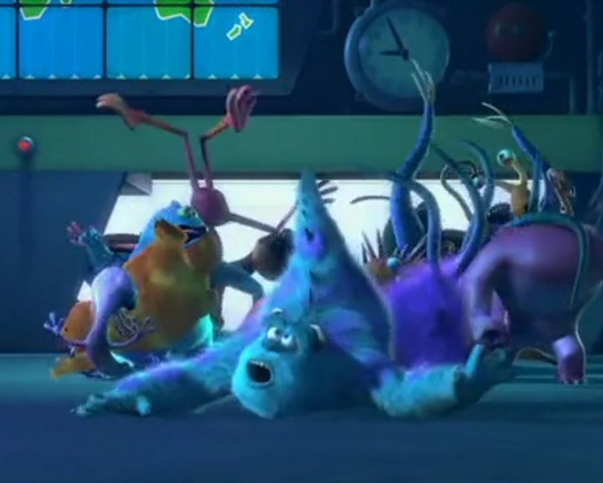 RT @RiseFallNickBck: Monsters Inc Slow Walk into a fake explosion blooper  appreciation.