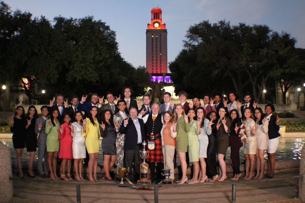 UT Speech Tower Team Photo 2022