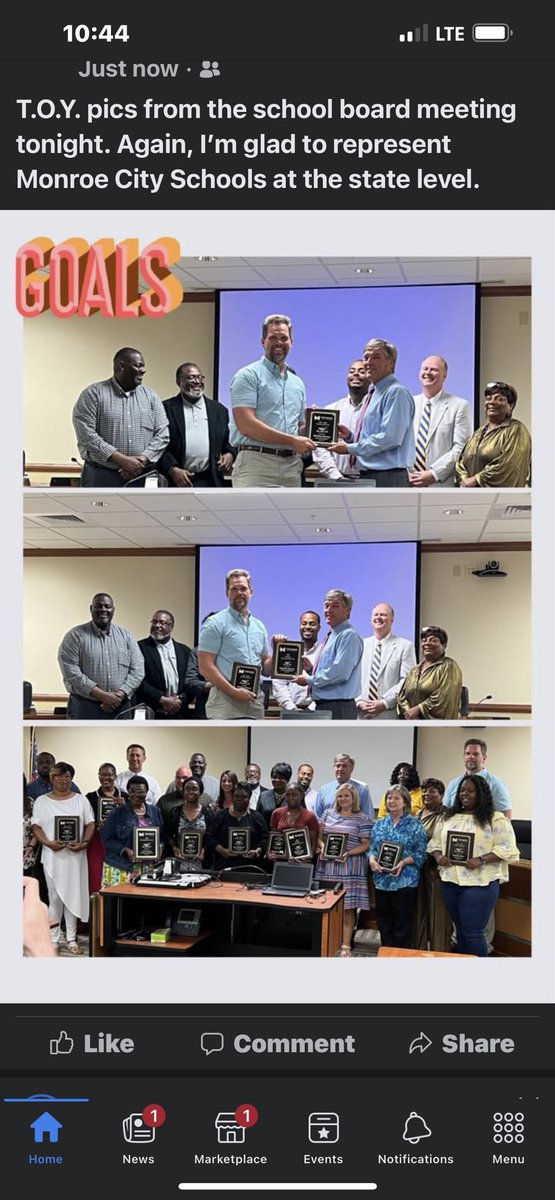 It was an honor being recognized tonight, alongside my peers, for being selected as my school &amp; district’s T.O.Y. and as a state semifinalist. I’m so looking forward to seeing this dream of becoming the next Louisiana Teacher of the Year come to fruition!