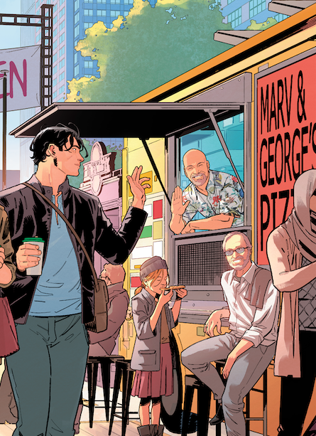 jesswchen's tweet photo. NIGHTWING #92 out today and this series &amp; the Nightwing character simply would not exist if not for George &amp; Marv. The creative team's and my hopes are to continue the message of kindness in the book, and of finding the light in dark times through friendship…and one another 💙🖤 https://t.co/zWJrxEJHX5