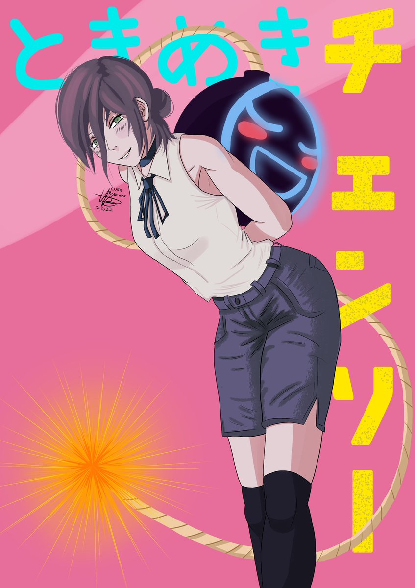 LukeRobertsArt's tweet image. 「ときめきチェンソー」

REZE (CHAINSAW MAN) / レゼ (チェンソーマン)