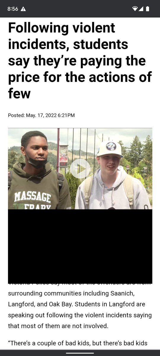 quaelin's tweet photo. Hey @CHEK_News, why do your articles render like this on Android? https://t.co/1XfWcE3Qcz