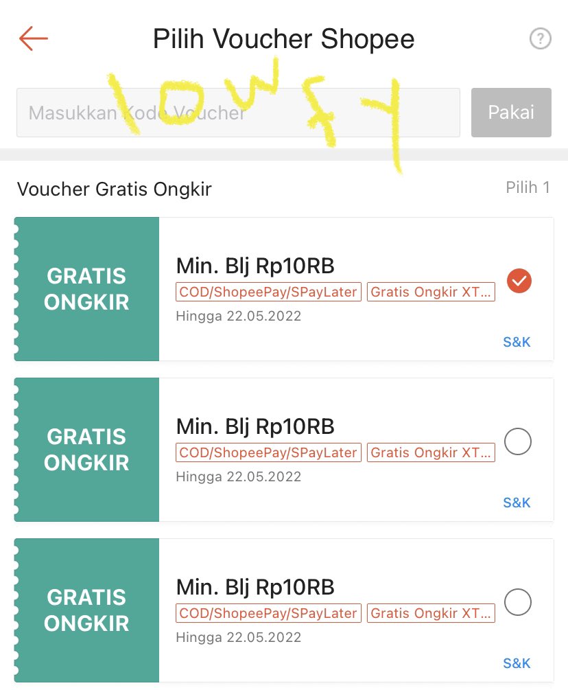 lowfybear's tweet photo. wts vch graong min.10k (ada 3) 
fee 2k, minat dm aja yaa #zonauang https://t.co/y5UIX26g5I